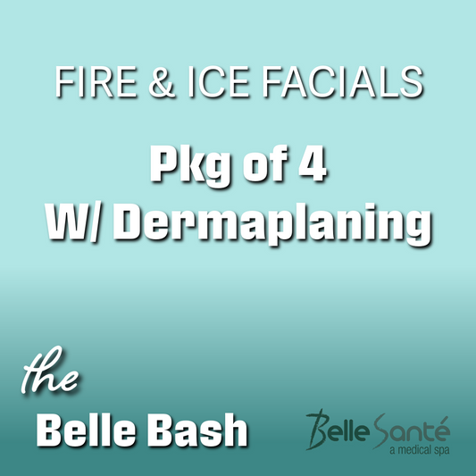 Fire & Ice Facial - Pkg of 4 with Dermaplaning