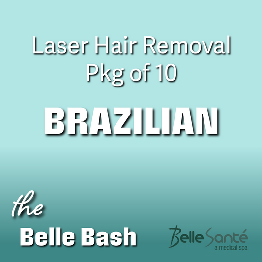 Laser Hair Removal - 10 Treatments- BRAZILIAN