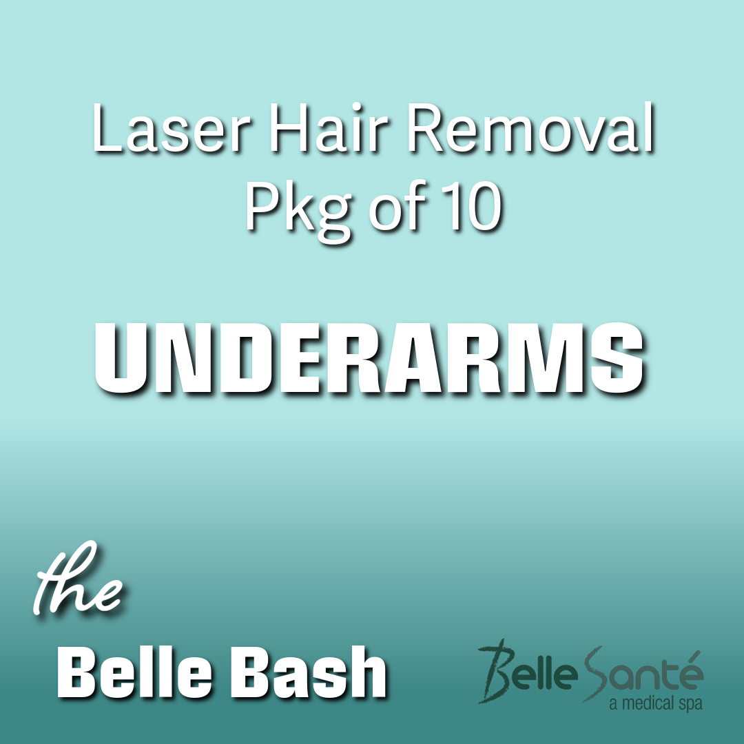 Laser Hair Removal- 10 Treatments - UNDERARMS
